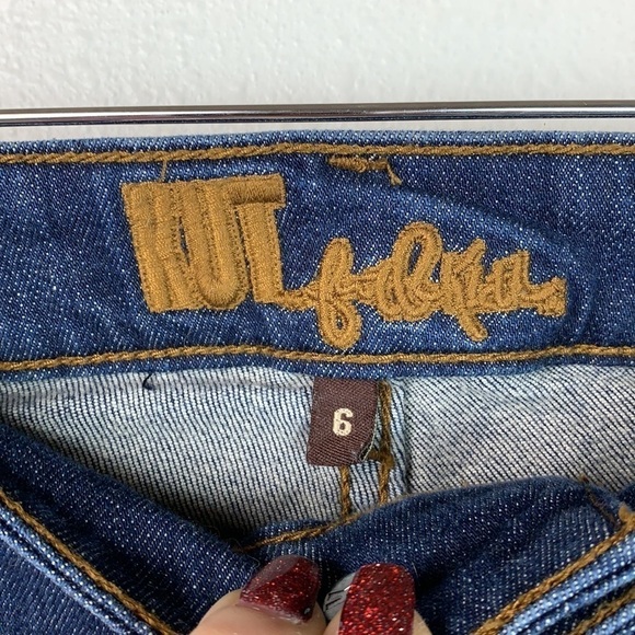 Kut from the Kloth soft cotton, touch of stretch skinny straight ankle jeans EUC - Picture 4 of 7